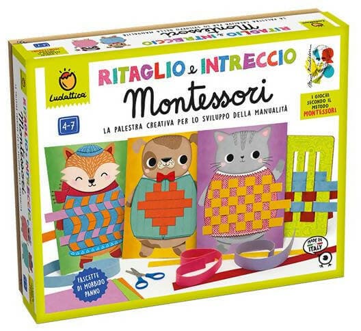Ludattica Ritaglio E Intreccio Montessori La Palestra Creativa Per Lo Sviluppo Della Manualita Per Bambini Dai 4-7 Anni in Chiodi e martelli Cartolibreria La Fenice - Spadafora, commercioVirtuoso.it