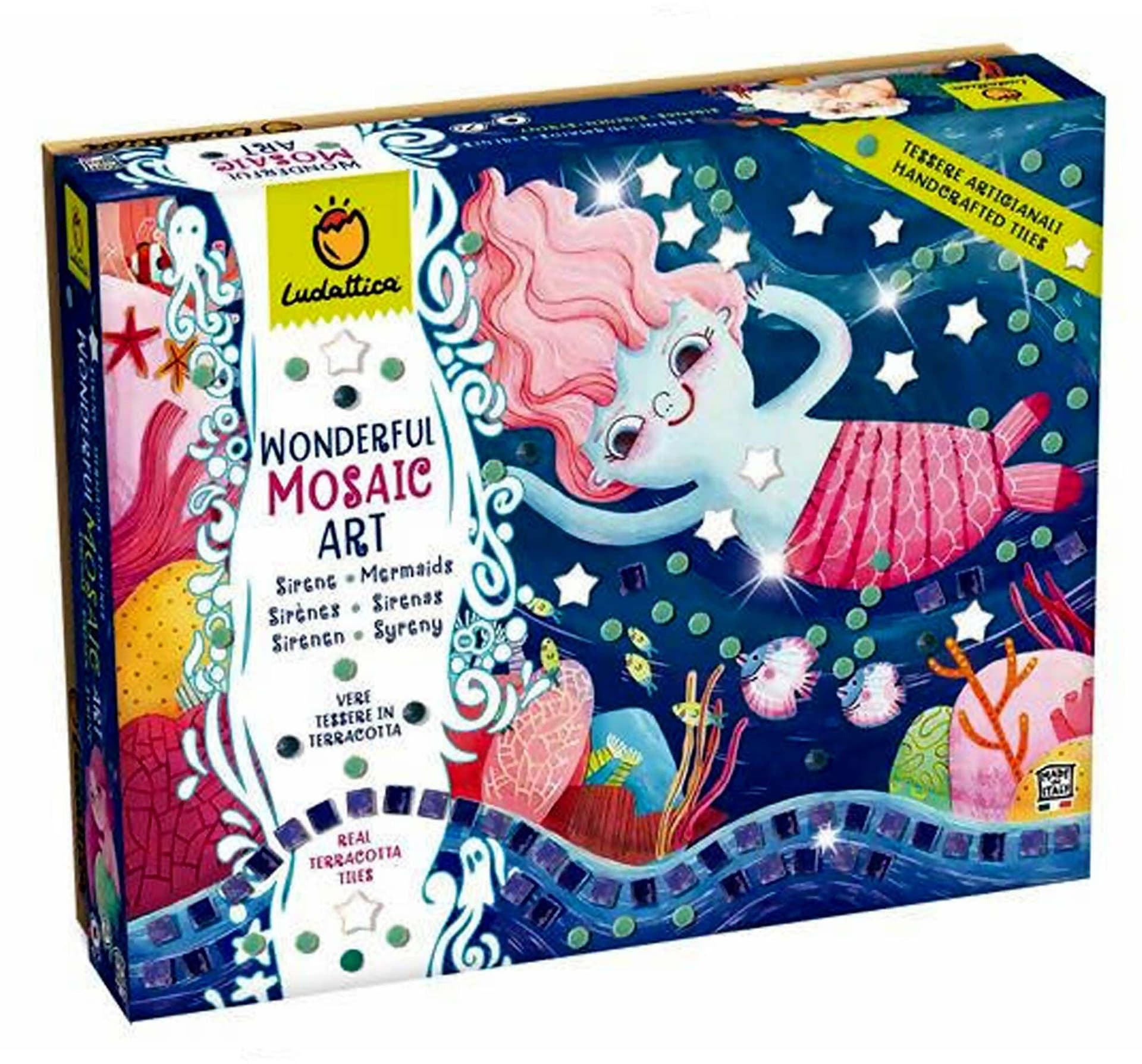 Ludattica Wonderful Mosaic Art Kit Per Costruzioni Da 3 Anni Con Tessere In Terracotta Gioco Educativo Stimola Creatività E Abilità Motorie in Mosaici Cartolibreria La Fenice - Spadafora, commercioVirtuoso.it