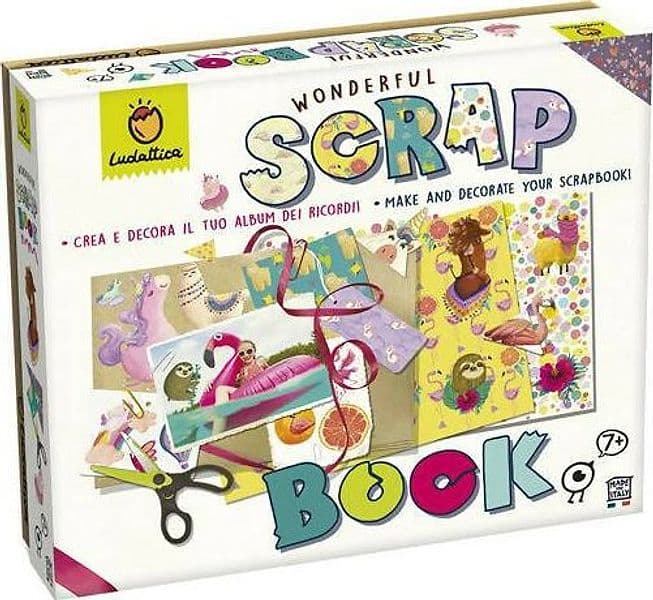 Ludattica Wonderful Scrapbook Gioco Per Bambini Crea Il Tuo Album Dei Ricordi Idea Regalo Bambini Gioco Lavoratorio +7 Anni in Giochi di ortografia e sillabazione Cartolibreria La Fenice - Spadafora, commercioVirtuoso.it