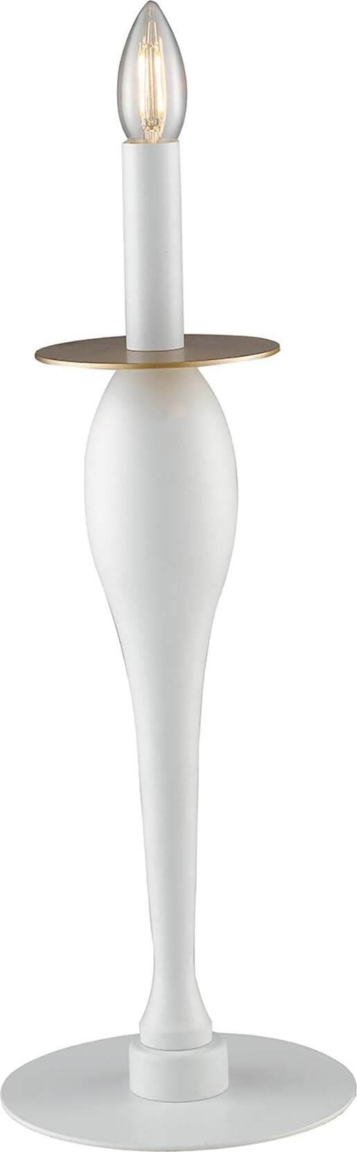 Lume Armstrong Bianco 1Xe14 18X45Cm Illuminazione/Illuminazione per interni/Lampade/Lampade da tavolo e abat-jour Led Mall Home - Napoli, Commerciovirtuoso.it