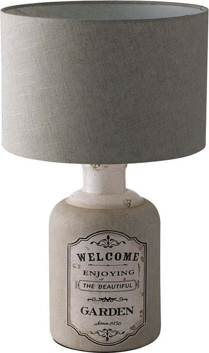Lume Factory Beige 1Xe27 33X54Cm Illuminazione/Illuminazione per interni/Lampade/Lampade da tavolo e abat-jour Led Mall Home - Napoli, Commerciovirtuoso.it