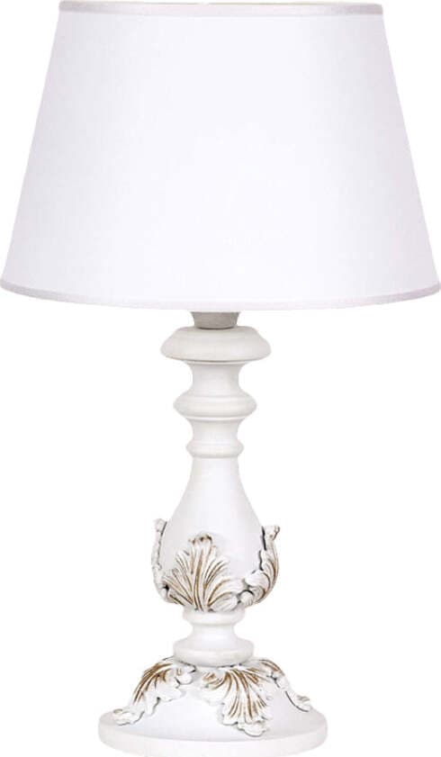 Lume-In-Legno-Classico-Bianco-Opaco-Con-Paralume-1-Luce-Fenicottero