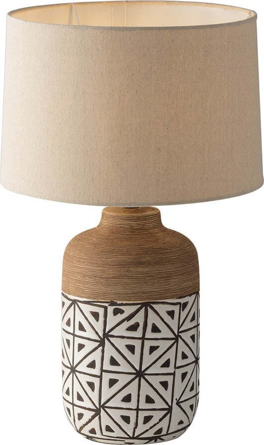 Lume Vietri Marrone 1Xe27 30X49Cm Illuminazione/Illuminazione per interni/Lampade/Lampade da tavolo e abat-jour Led Mall Home - Napoli, Commerciovirtuoso.it