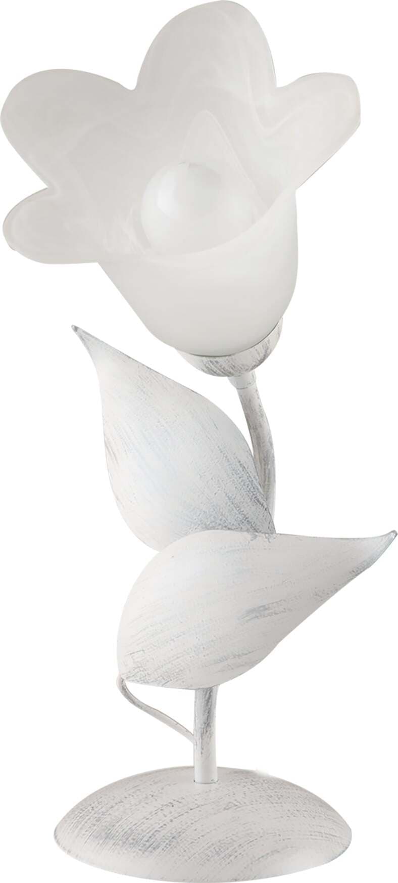 Lumetto-1-Luce-Olga-Ferro-Battuto-E-Vetro-Bianco-E-Argento