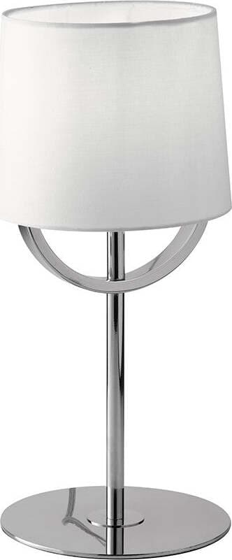 Lumetto Astoria Cromo 1Xe27 18X40,5Cm Illuminazione/Illuminazione per interni/Lampade/Lampade da tavolo e abat-jour Led Mall Home - Napoli, Commerciovirtuoso.it