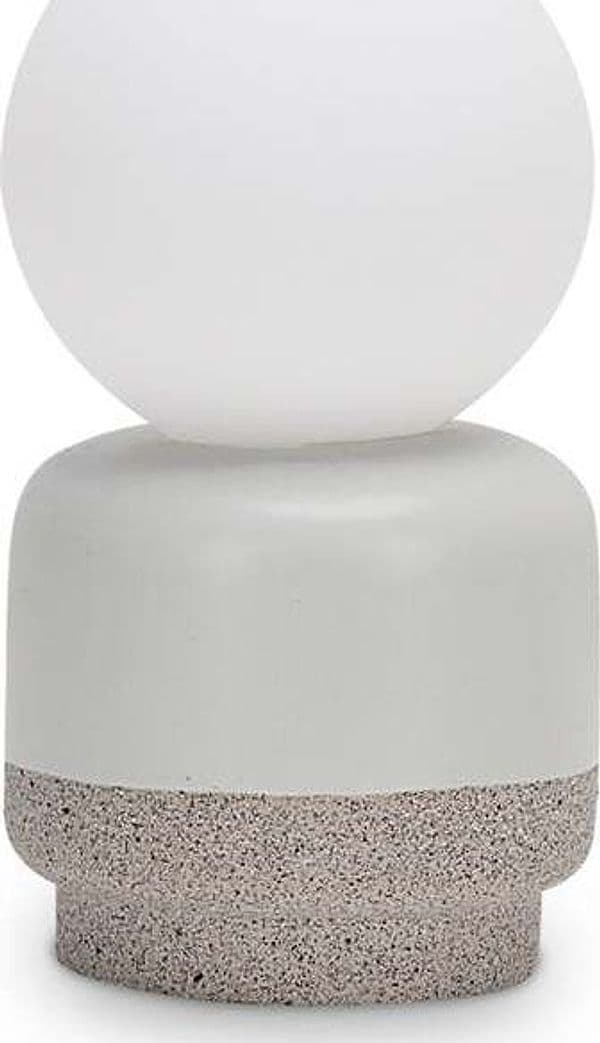 Lumetto-Contemporaneo-Cream-Ceramica-Bianco-1-Luce-G9-15W-3000K-Ip20