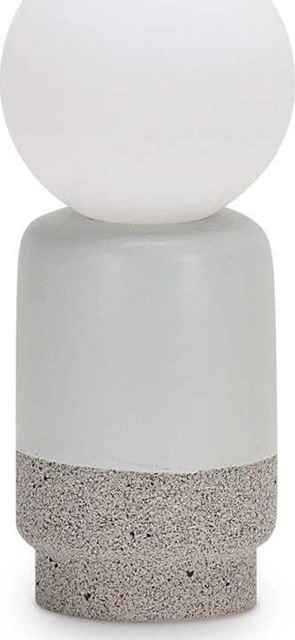 Lumetto-Moderno-Cream-Ceramica-Bianco-1-Luce-G9-15W-3000K-Ip20