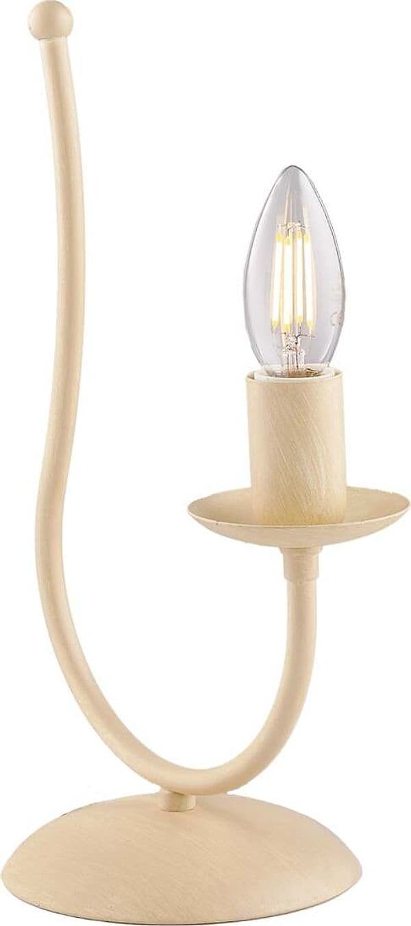 Lumetto-Rustico-Botte-1-Luce-In-Ferro-Battuto-Decapè-Avorio