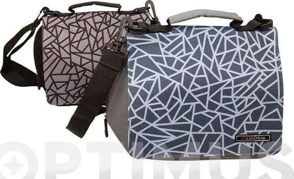 LUNCH BAG SMART MOSAICO blu 31X15X20 CM Iris
