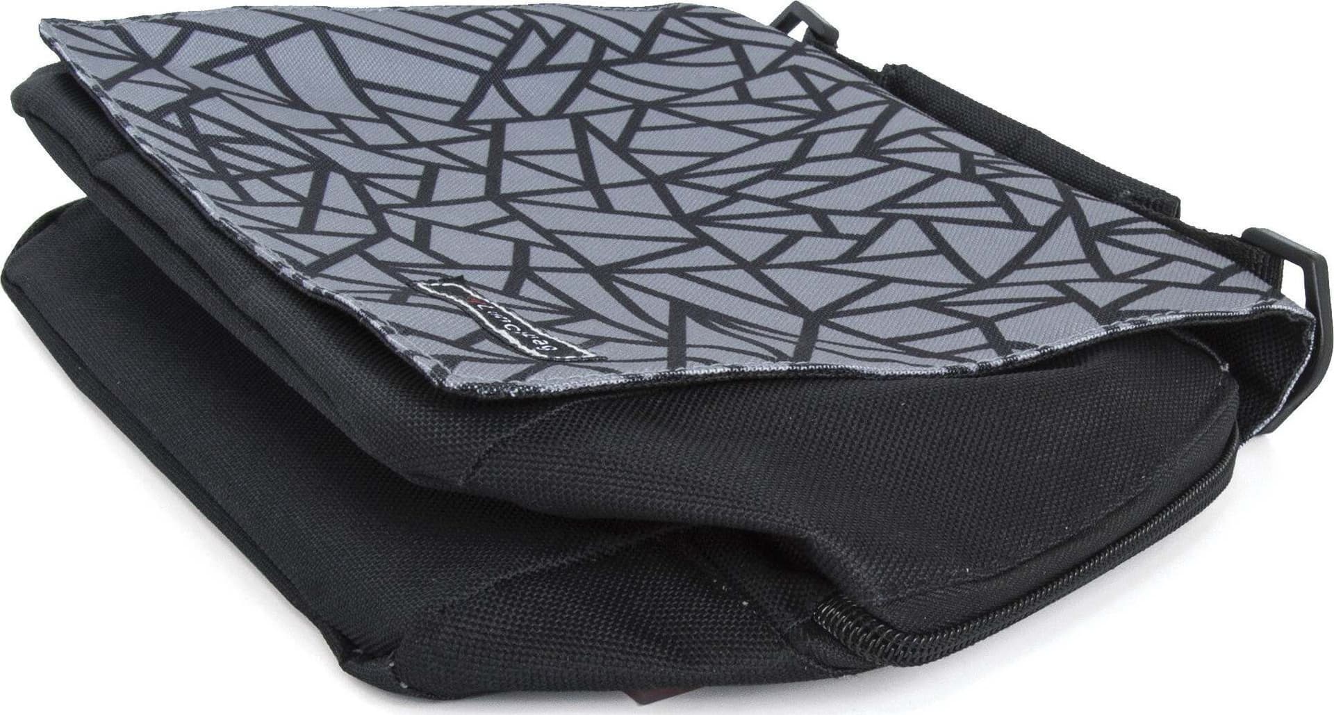 LUNCH BAG SMART MOSAICO NERO 31X15X20 CM Iris