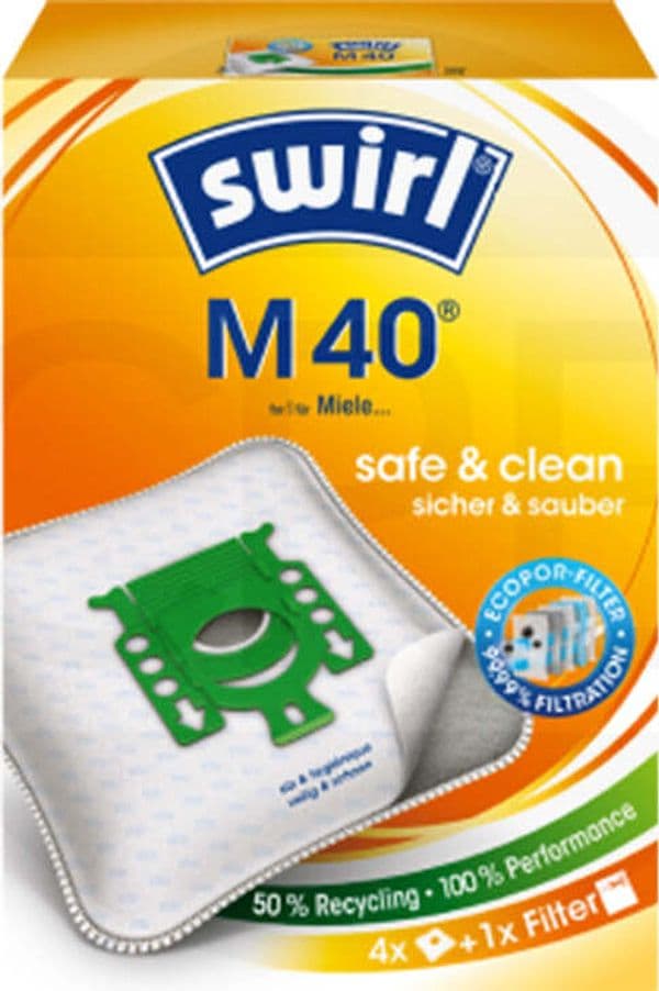 M40---4-Sacchetti-Antiallergenici-e-1-Filtro-Aria-per-Aspirazione-Miele-Hoover
