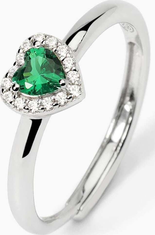 Mabina----Anello-in-argento-con-smeraldo-sintetico-LOVE-AFFAIR