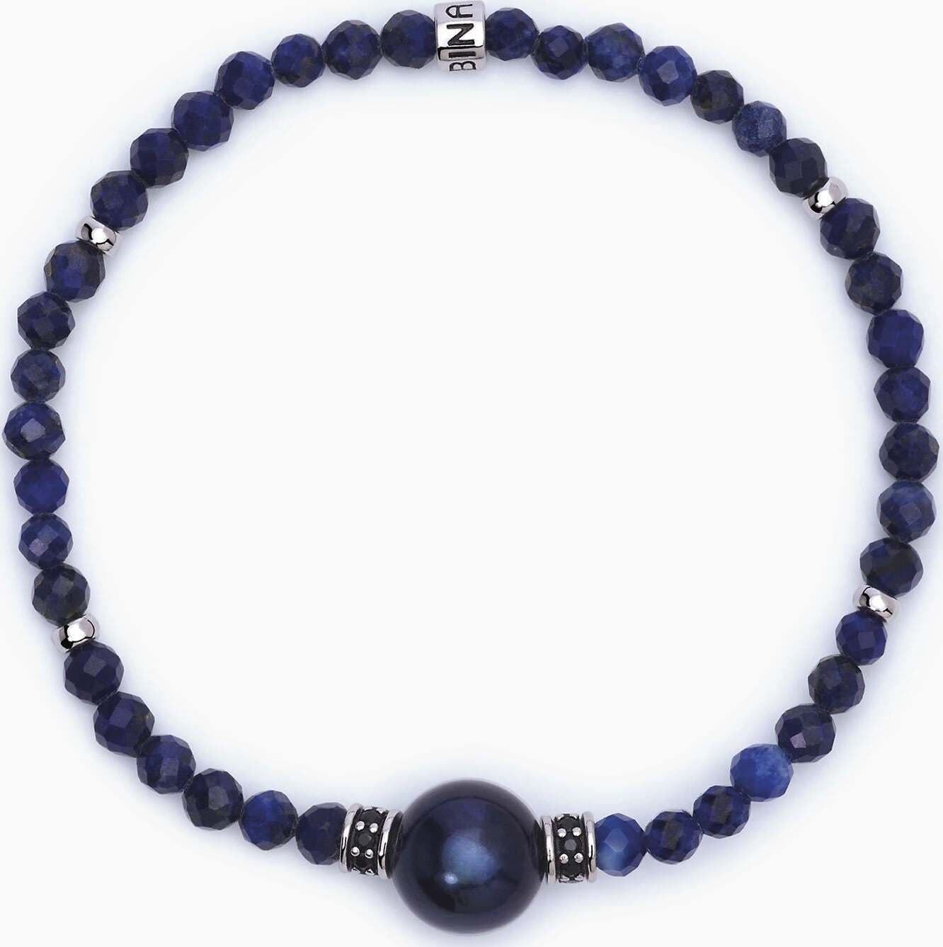 MABINA---Bracciale-con-pietre-lapis-e-perla-nera-SUNSET
