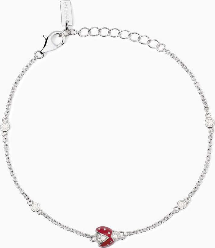 Mabina----Bracciale-in-argento-con-catena-e-coccinella-COCCINELLE
