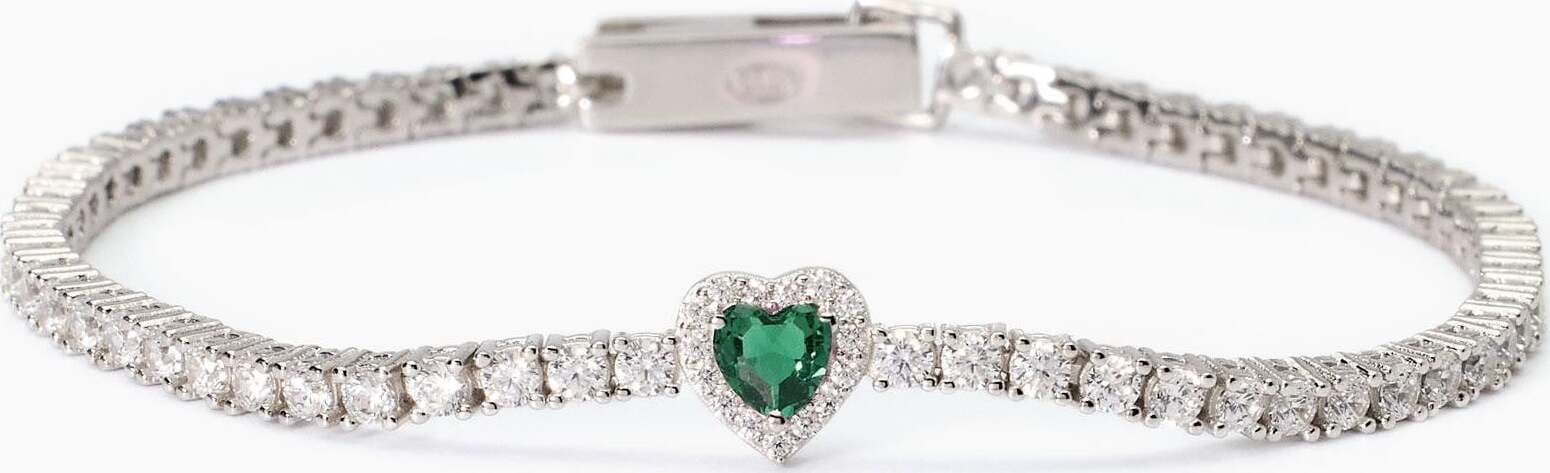 Mabina---Bracciale-tennis-donna-con-smeraldo