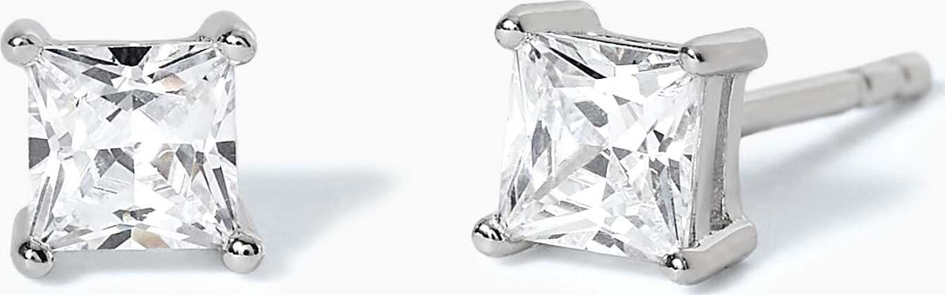 Mabina---Orecchini-a-lobo-in-argento-con-punto-luce-in-zircone-quadrato.
