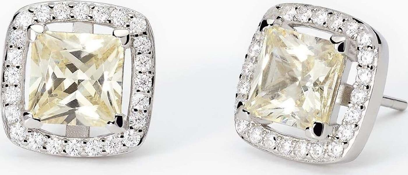 Mabina---Orecchini-a-lobo-in-argento-con-zirconi-Lemon-COOL-OR-RÉTRO?