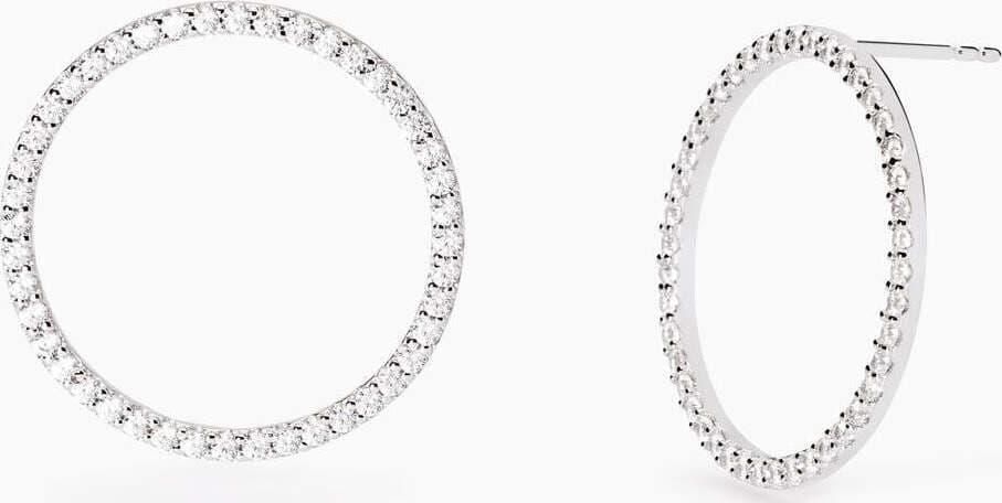 MABINA----Orecchini-in-argento-a-cerchio-SUN