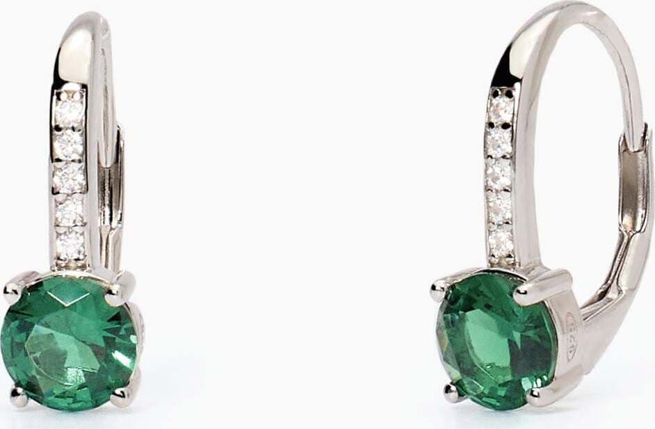 Mabina---Orecchini-in-argento-con-smeraldi-e-zirconi