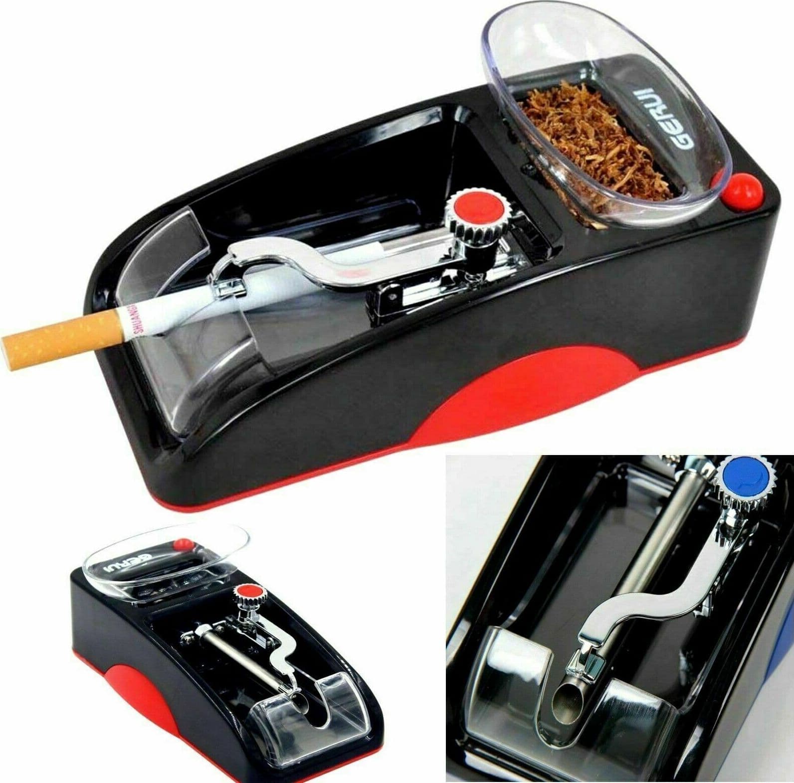 MACCHINA ELETTRICA PER SIGARETTE ROLLATORE MACCHINETTA RIEMPI TUBI SIGARETTA