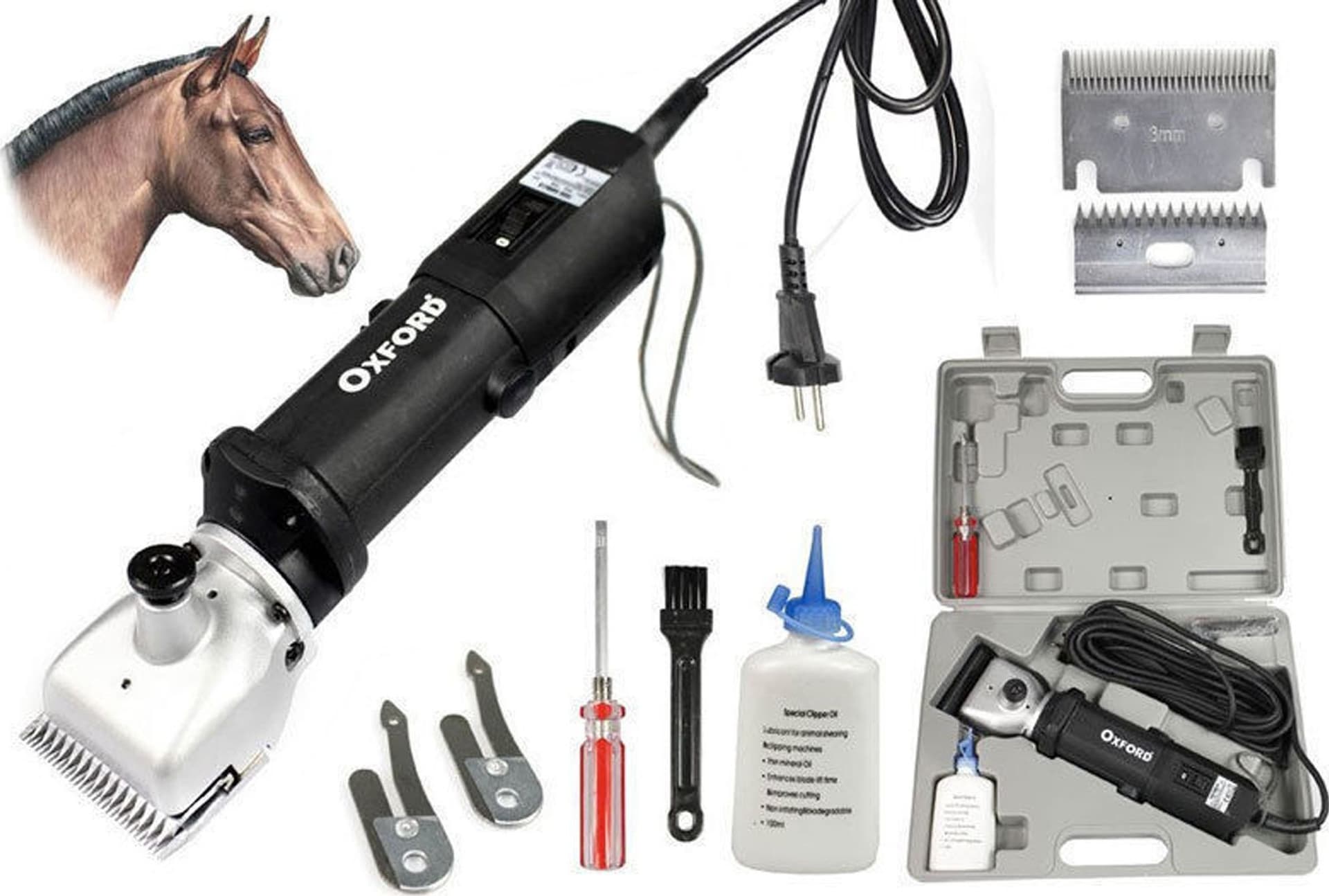MACCHINA TOSATRICE TOSACAVALLI PROFESSIONALE 120W PER CAVALLI CON LAMA 1mm 3mm Trade Shop italia - Napoli, Commerciovirtuoso.it