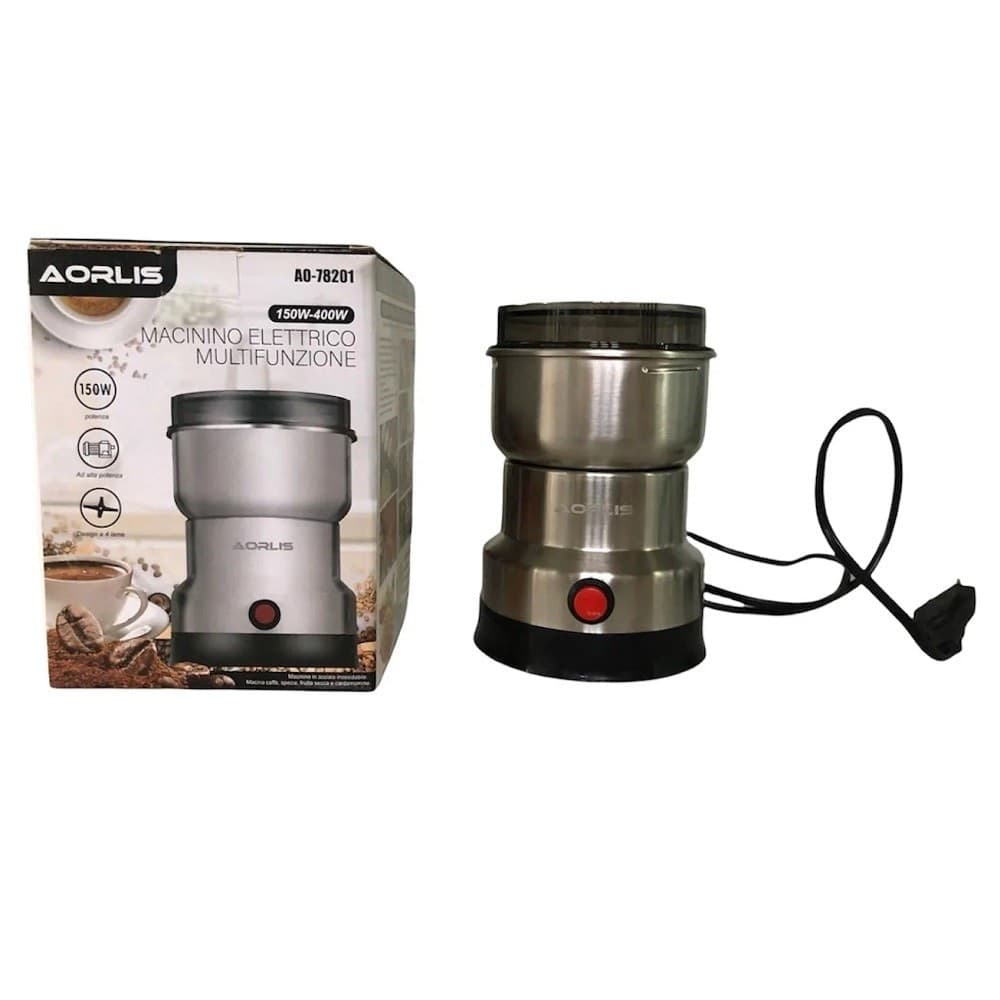 Macinacaff? Elettrico 150w Lame Acciaio Multifunzione Per Chicchi Caff? Spezie Casa e cucina/Tè e caffè/Macinacaffè/Macinacaffè elettrici con lama Trade Shop italia - Napoli, Commerciovirtuoso.it