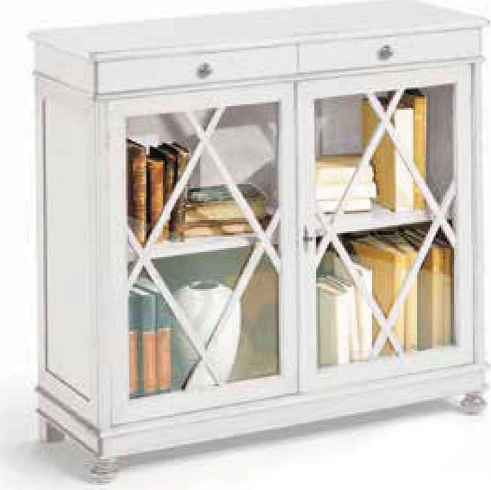 MADLYN---libreria-in-legno-massello-110x40x100-Bianco-Milani-Home
