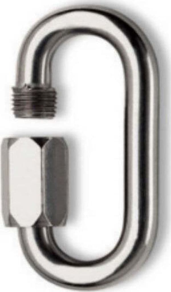 MAGGI GROUP - 2 PEZZI - MAGLIE RAPIDE IN ACCIAIO INOX 316 Ø4MM