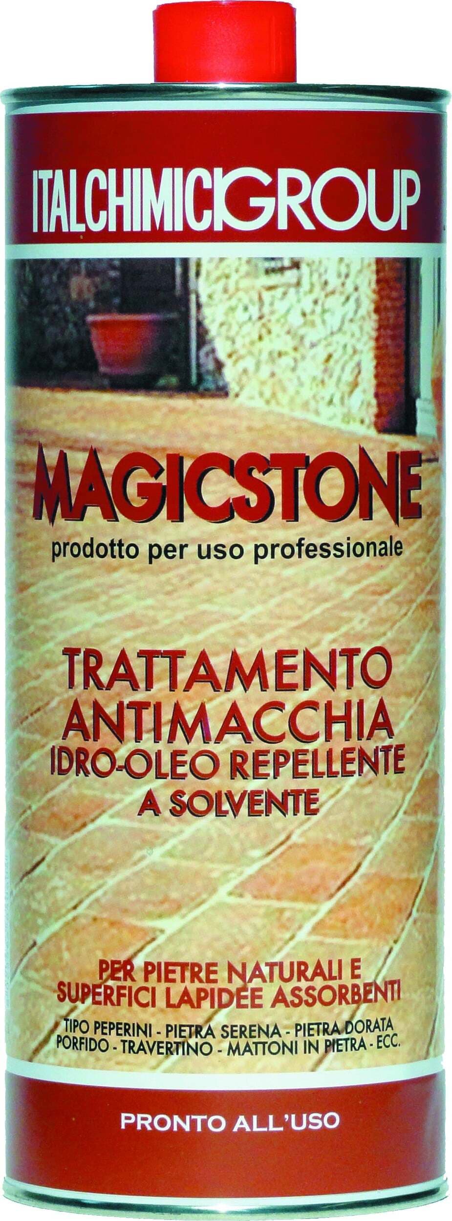 Magicstone Antimacchia 1lt. Protettivo Idrorepellente per Pietre Naturali E Superfici Lapidee Assorbenti Fai da te/Ferramenta/Adesivi e sigillanti/Impermeabili Ferus - Montoro, Commerciovirtuoso.it