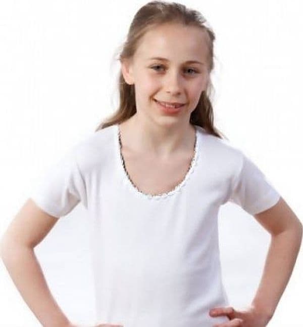 Maglia intima bambina Leable art. 236/240 mezza manica. 100% cotone Interlock Felpato. Confezione 3 capi. in Canottiere ADAMO INTIMO e CASA - Bagheria, commercioVirtuoso.it