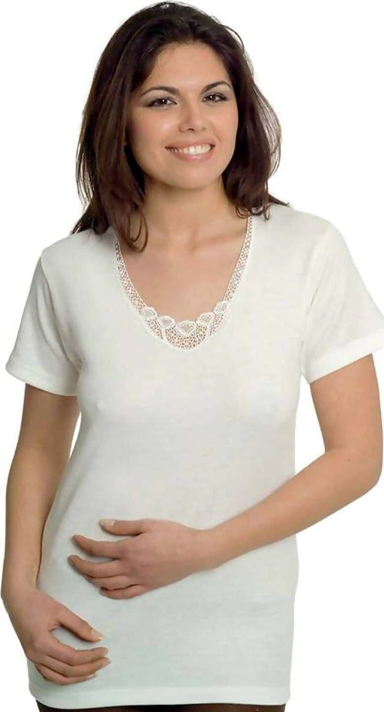 Maglia manica corta interno cotone esterno lana LEABLE Art.95 Confezione maglia intimo donna 3 capi in Corpetti e canottiere ADAMO INTIMO e CASA - Bagheria, commercioVirtuoso.it