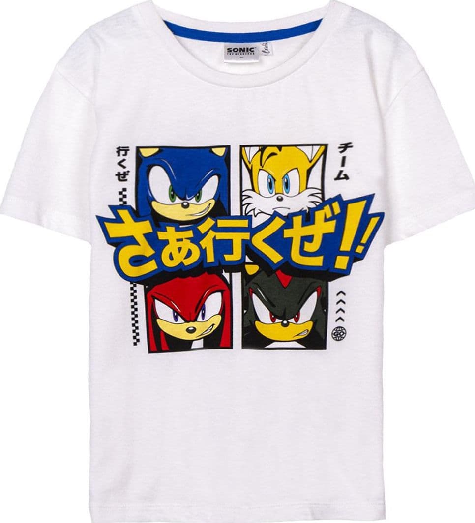 Maglietta Sonic da 5 a 12 anni Moda/Bambini e ragazzi/Abbigliamento/T-shirt polo e camicie/T-shirt Store Kitty Fashion - Roma, Commerciovirtuoso.it