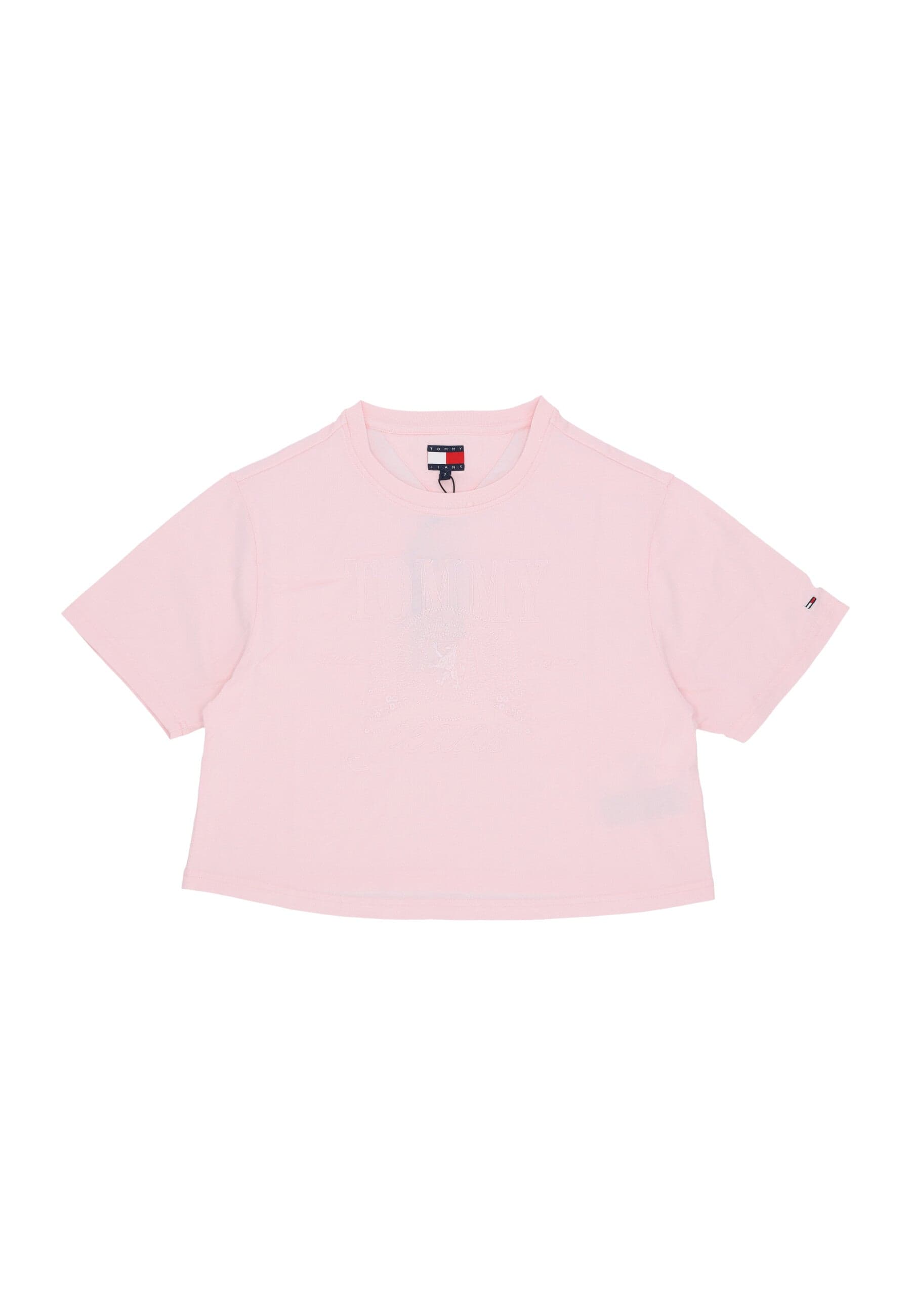 Tommy Hilfiger Maglietta Corta Donna W Tonal Crest Tee Precious Pink da donna in T-shirt Drestige - Casamassima, commercioVirtuoso.it