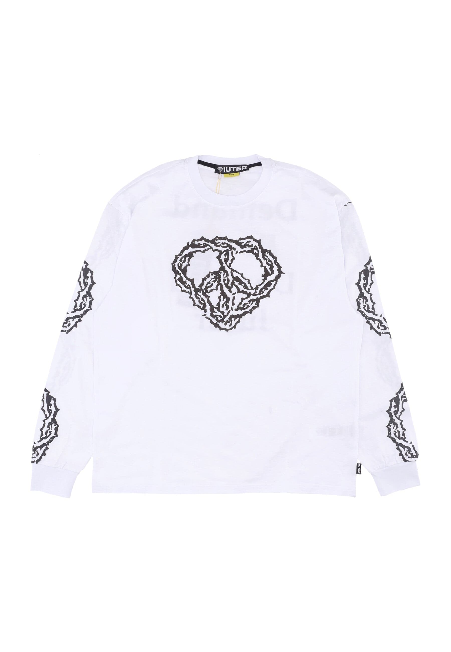 IUTER Maglietta Manica Lunga Uomo Thorns L/s Tee White da uomo in T-shirt Drestige - Casamassima, commercioVirtuoso.it