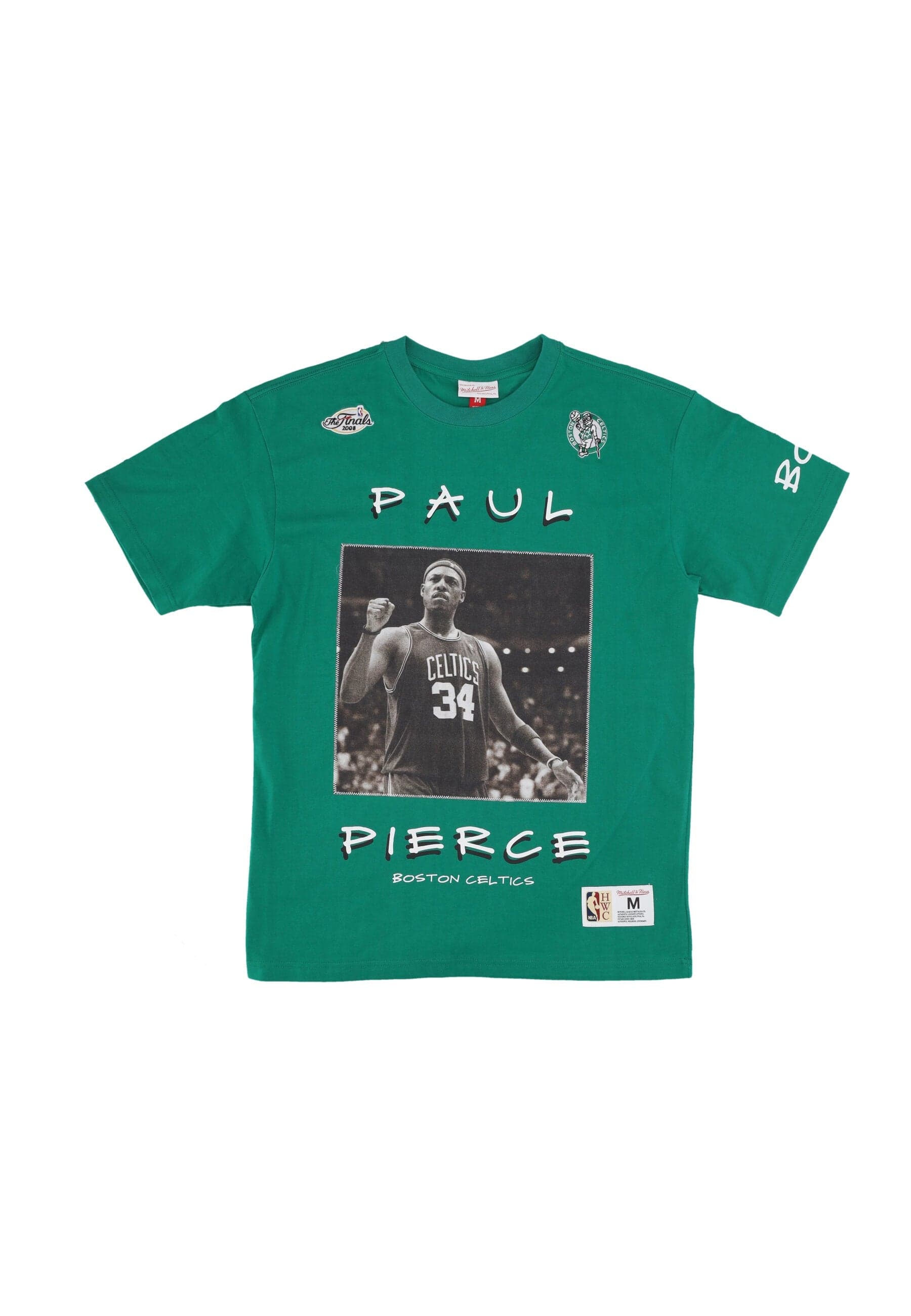 MITCHELL & NESS Maglietta Uomo Nba Heavyweight Premium Player Vintage Logo Tee Paul Pierce Boscel Kelly Green da uomo in T-shirt Drestige - Casamassima, commercioVirtuoso.it