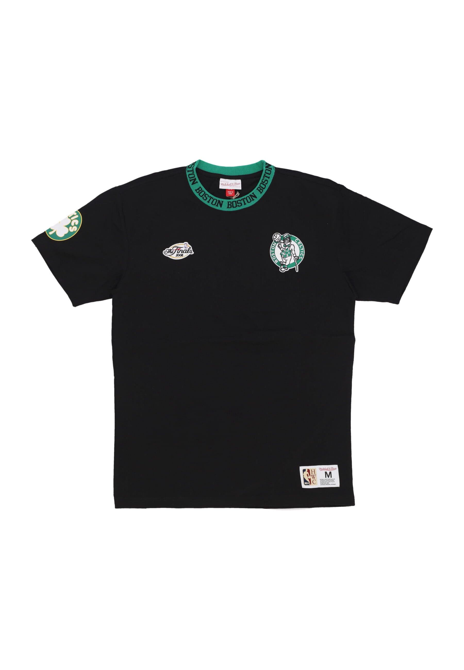 MITCHELL & NESS Maglietta Uomo Nba Jacquard Ringer Vintage Logo Tee Boscel Black da uomo in T-shirt Drestige - Casamassima, commercioVirtuoso.it