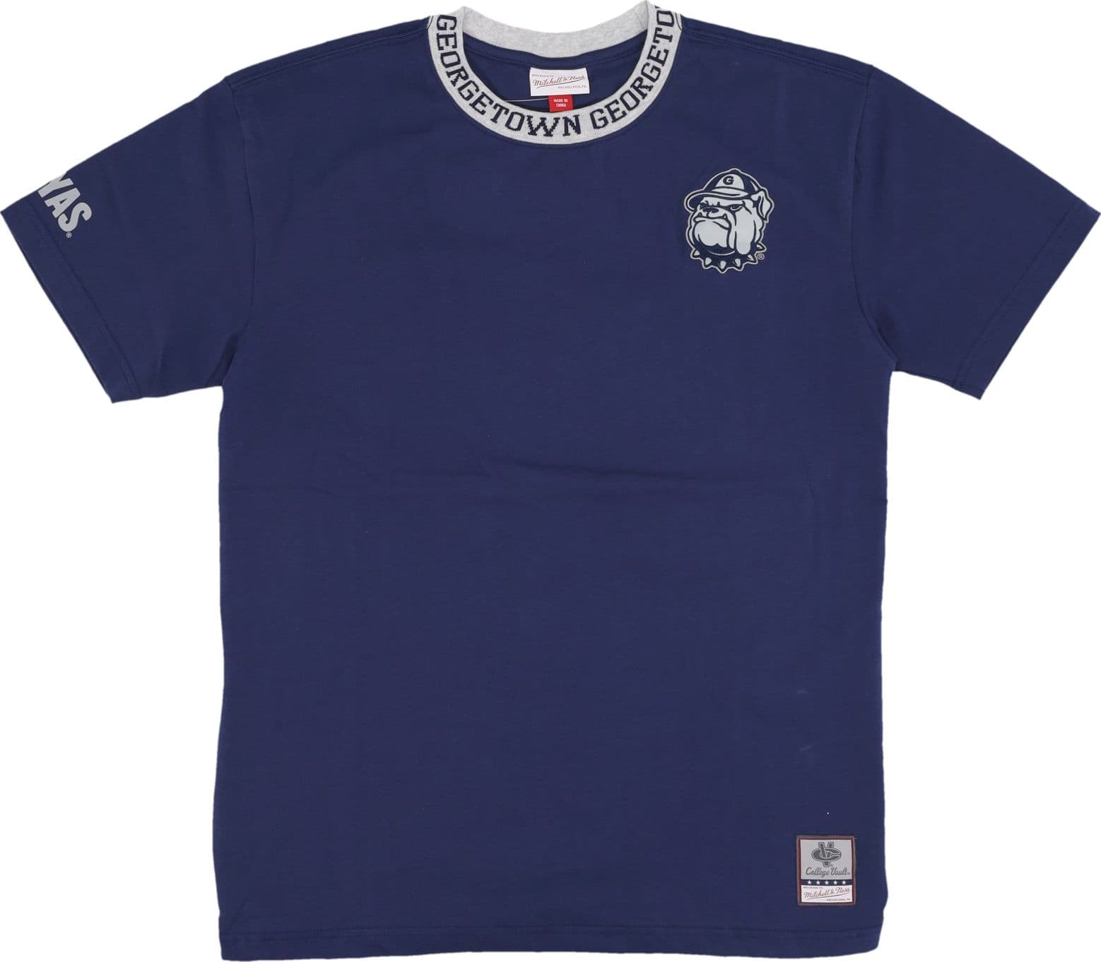 MITCHELL & NESS Maglietta Uomo Ncaa Jacquard Ringer Vintage Logo Tee Geohoy Navy da uomo in T-shirt Drestige - Casamassima, commercioVirtuoso.it