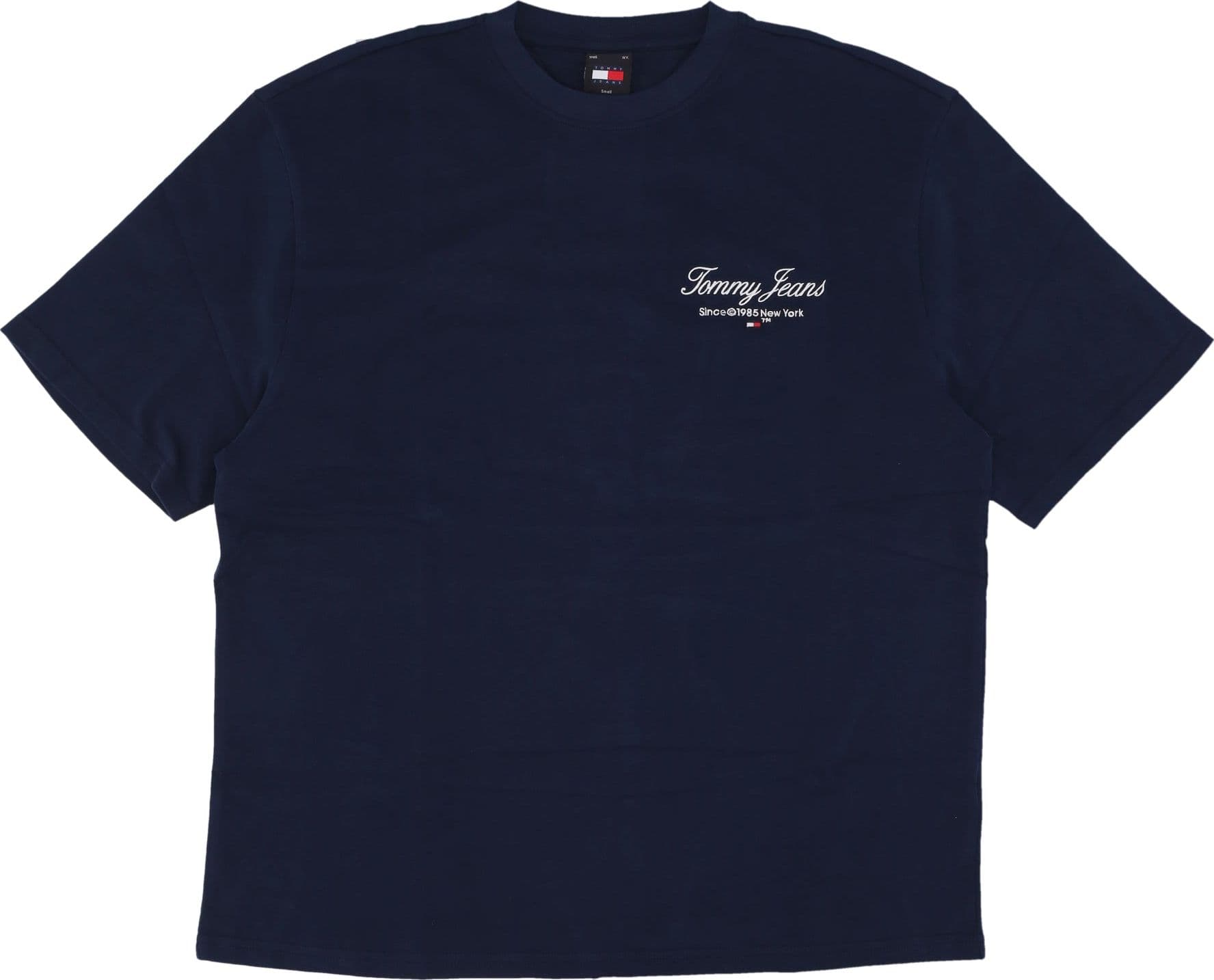 Tommy Hilfiger Maglietta Uomo Oversized Tj Serif Luxe Tee Dark Night Navy da uomo in T-shirt Drestige - Casamassima, commercioVirtuoso.it