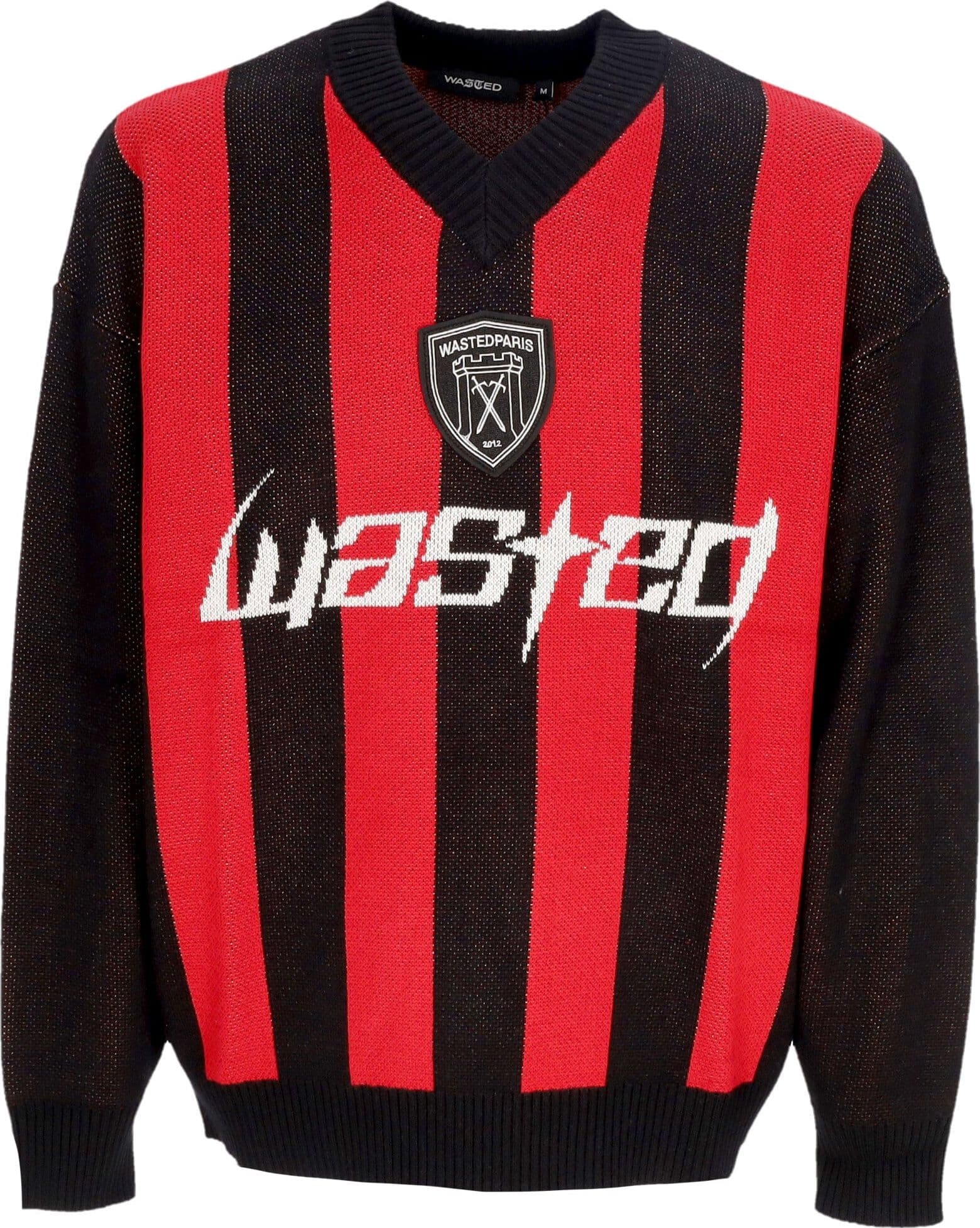 WASTED PARIS Maglione Uomo Blade Sweater Black/fire Red da uomo in Maglioni Drestige - Casamassima, commercioVirtuoso.it