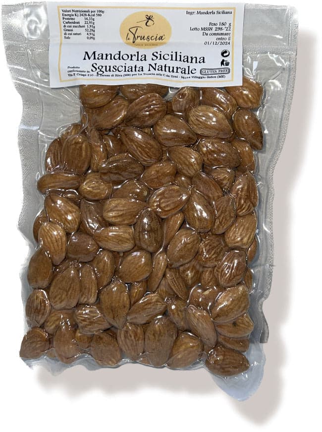 Mandorla Siciliana Sgusciata al Naturale in Mandorle La Truscia Tipico Siciliano - Messina, commercioVirtuoso.it