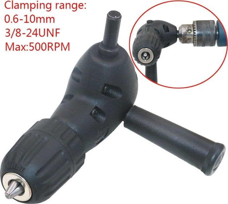 MANDRINO ANGOLARE 90° ACCESSORIO PER TRAPANO A CREMAGLIERA 0,6 - 10 MM Fai da te/Utensili elettrici e a mano/Accessori per utensili elettrici/Accessori per trapani/Mandrini Trade Shop italia - Napoli, Commerciovirtuoso.it