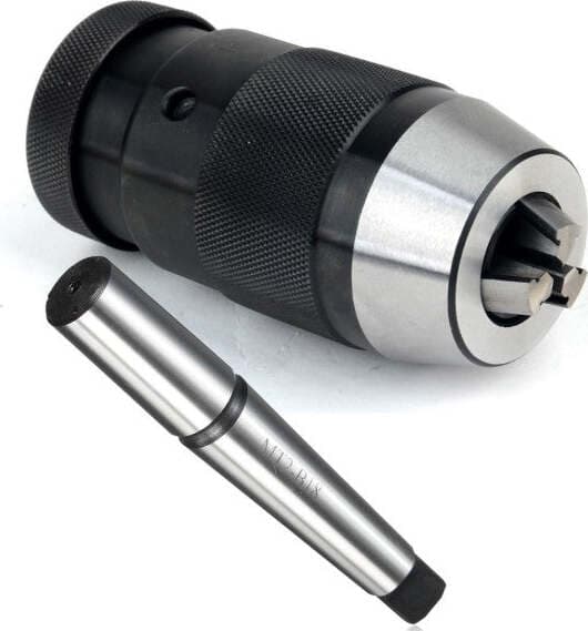 MANDRINO AUTOSERRANTE PER TORNIO TRAPANO A COLONNA 1-16mm ATTACCO B18 + MT2