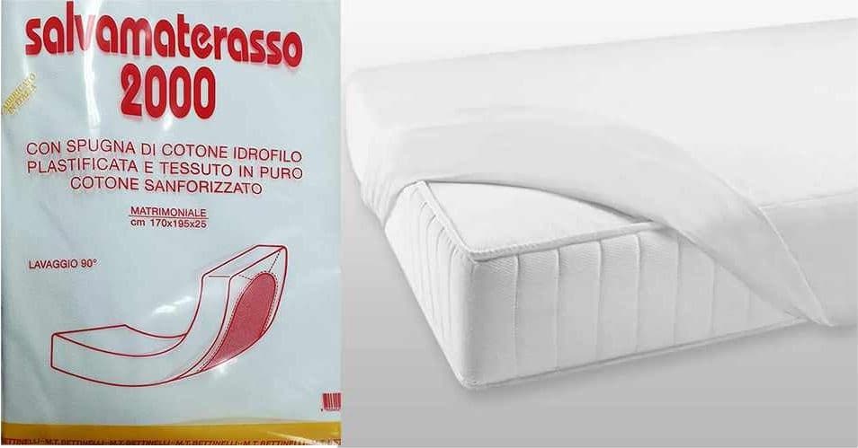 MANIFATTURA-Bettinelli-COPRIMATERASSO-Letto-Matrimoniale-Impermeabile-Spugna-2000-Alta-QUALITA'