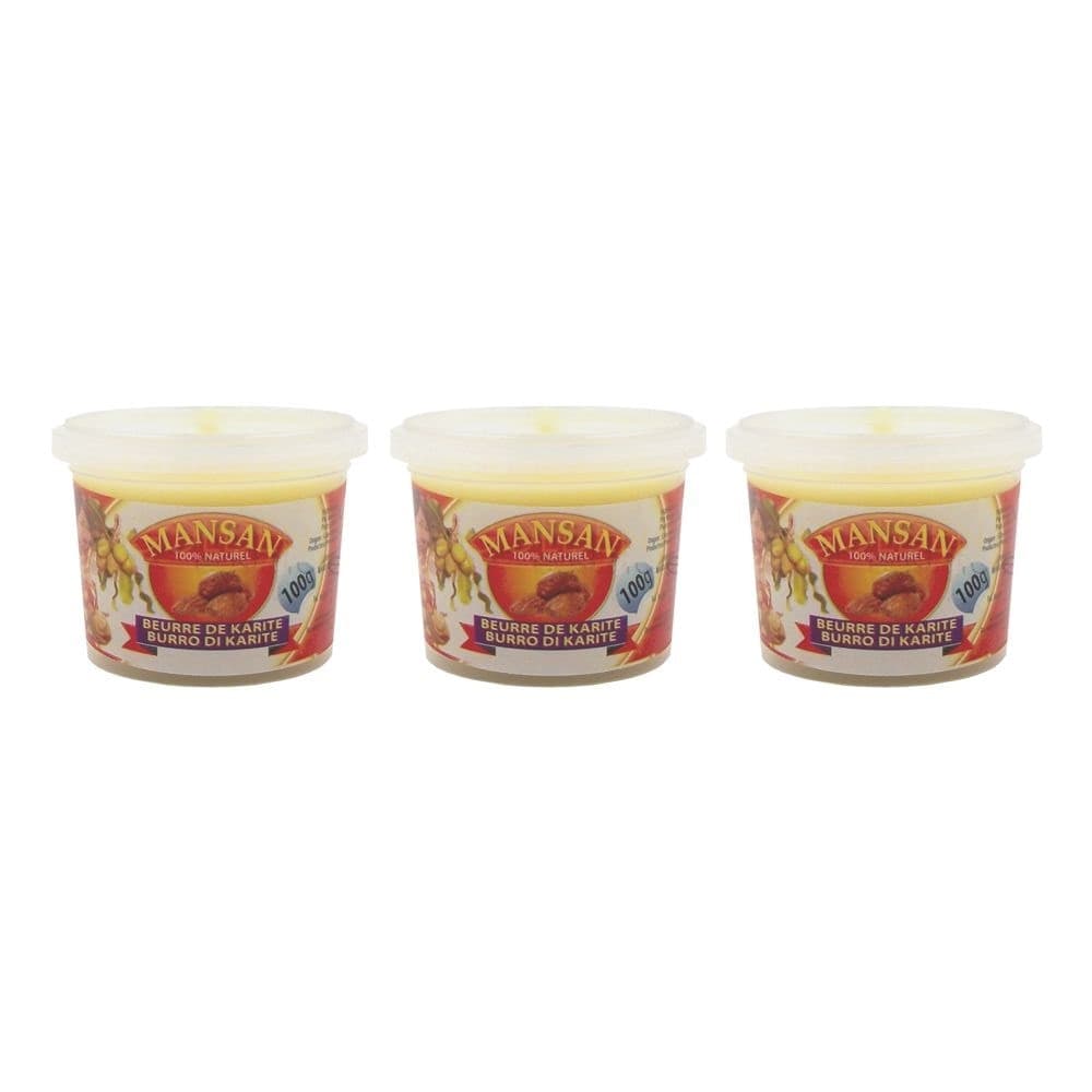 MANSAN BURRO DI KARITE 100G X3PZ PAESE DI ORIGINE COSTA D AVORIO ,IVORY COST