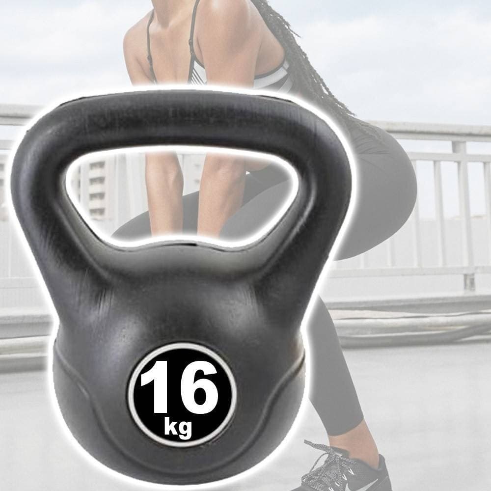 Manubrio-Kettlebell-Da-16-Kg-Peso-Con-Maniglia-Ginnastica-Fitness-Ergonomico
