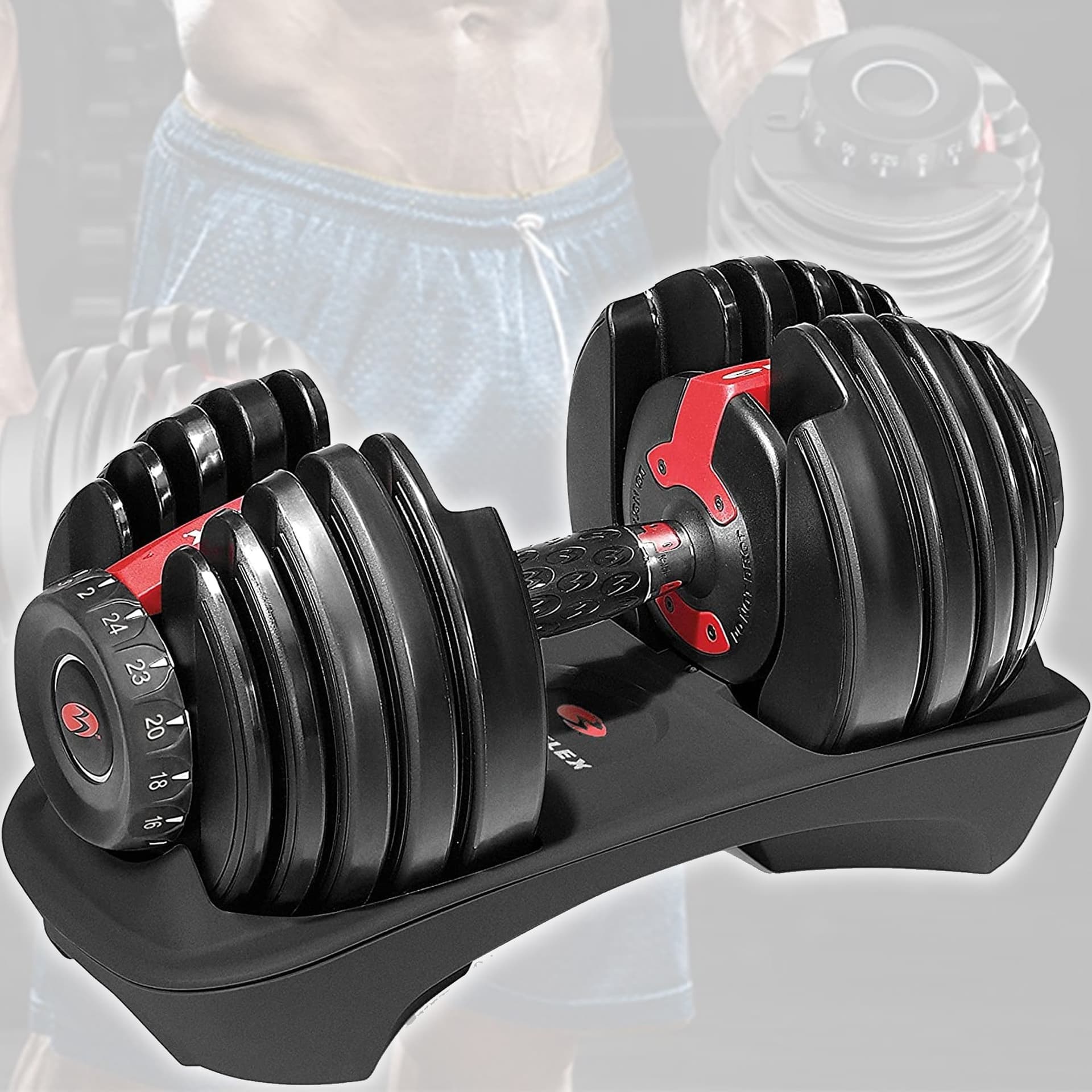 Manubrio Pesi Dumbbell Regolabile A Carico Variabile Da 2 A 24kg Multifunzionale Pesi Palestra Trade Shop italia - Napoli, Commerciovirtuoso.it