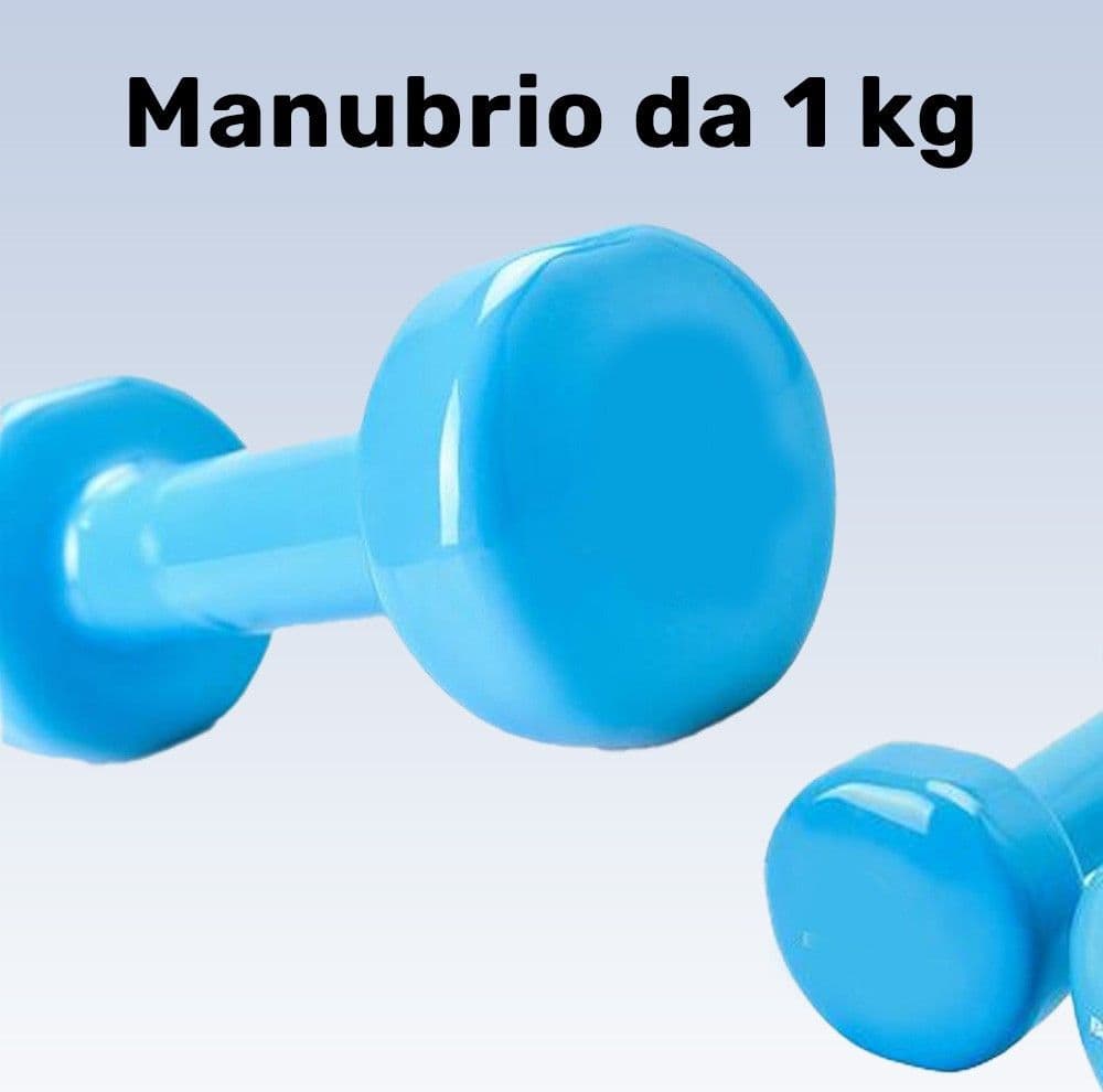 Manubrio Singolo 1 Kg In Vinile Allenamento Esercizi Casa Palestra Workout Fit Sport e tempo libero/Fitness e palestra/Potenziamento muscolare/Pesi e accessori/Manubri Trade Shop italia - Napoli, Commerciovirtuoso.it