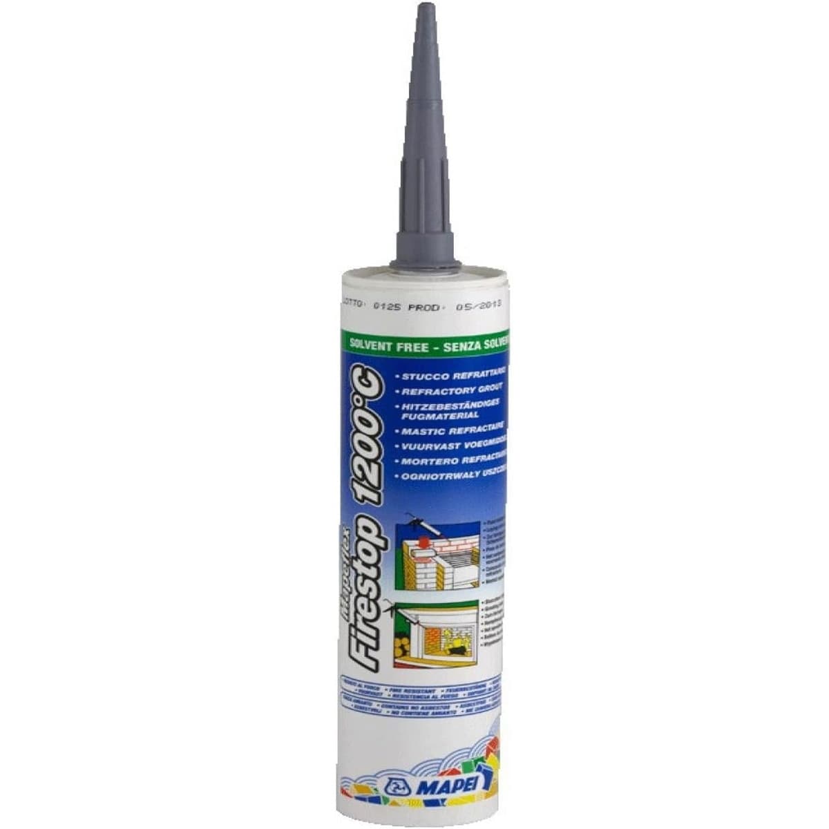Mapei-Mapeflex-Firestop-1200°C:-Sigillante-Resistente-al-Fuoco-300-ml