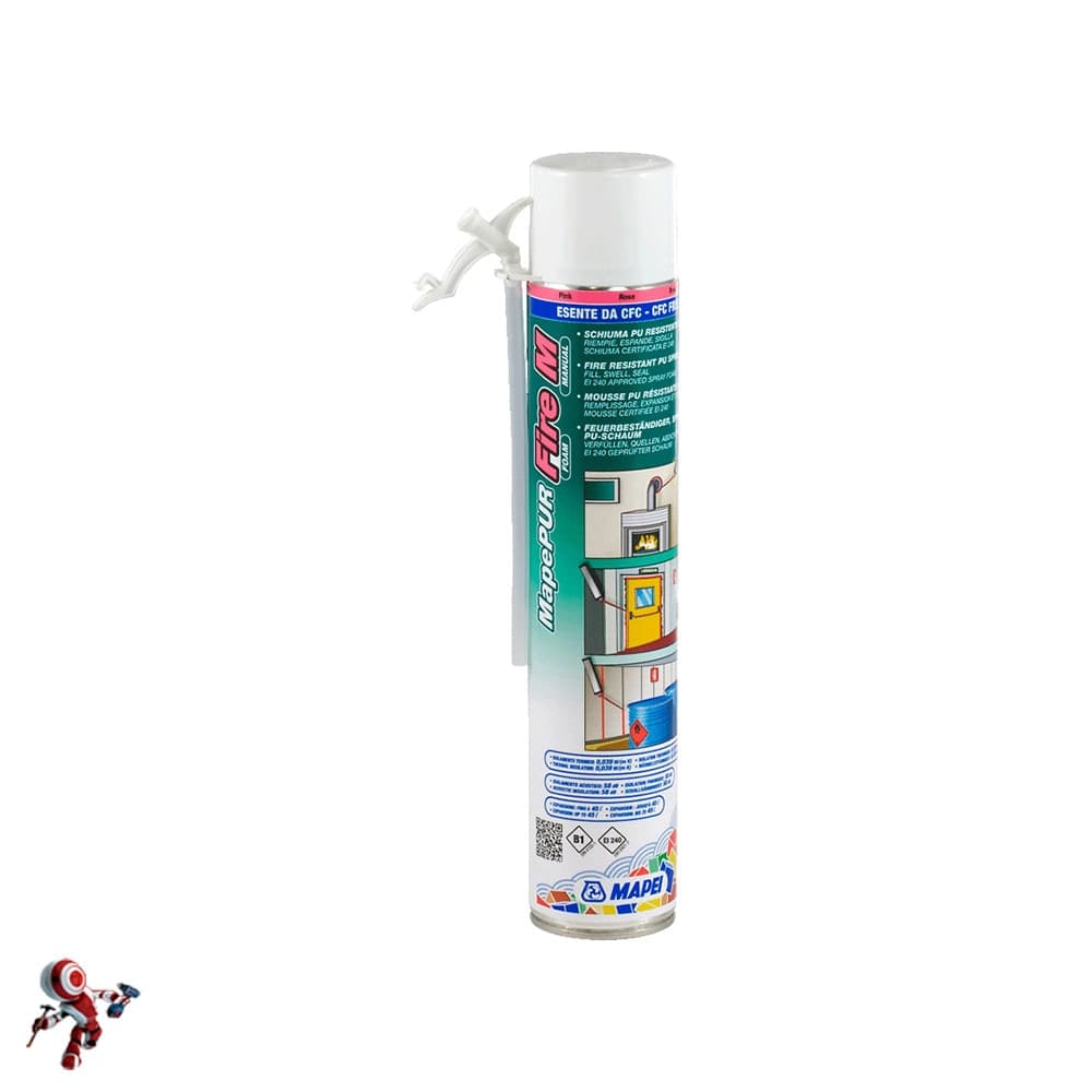 MAPEI-MAPEPUR-FIRE-FOAM-M-ML.750-Schiuma-Poliuretanica-autoespandente-adesiva-certificata-per-resistenza-al-fuoco