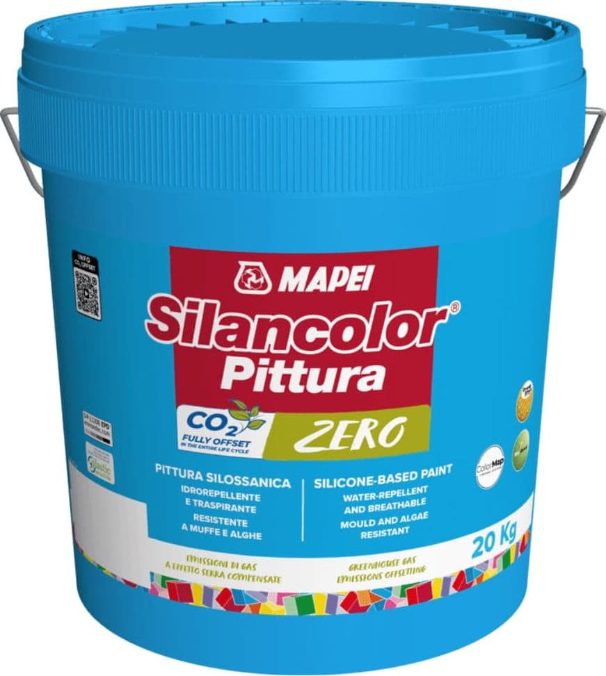 Mapei-Silancolor-Pittura-Silossanica-kg.20-Bianco-ZERO